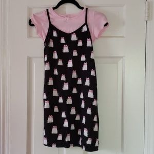 Justice dress with cat details for girls